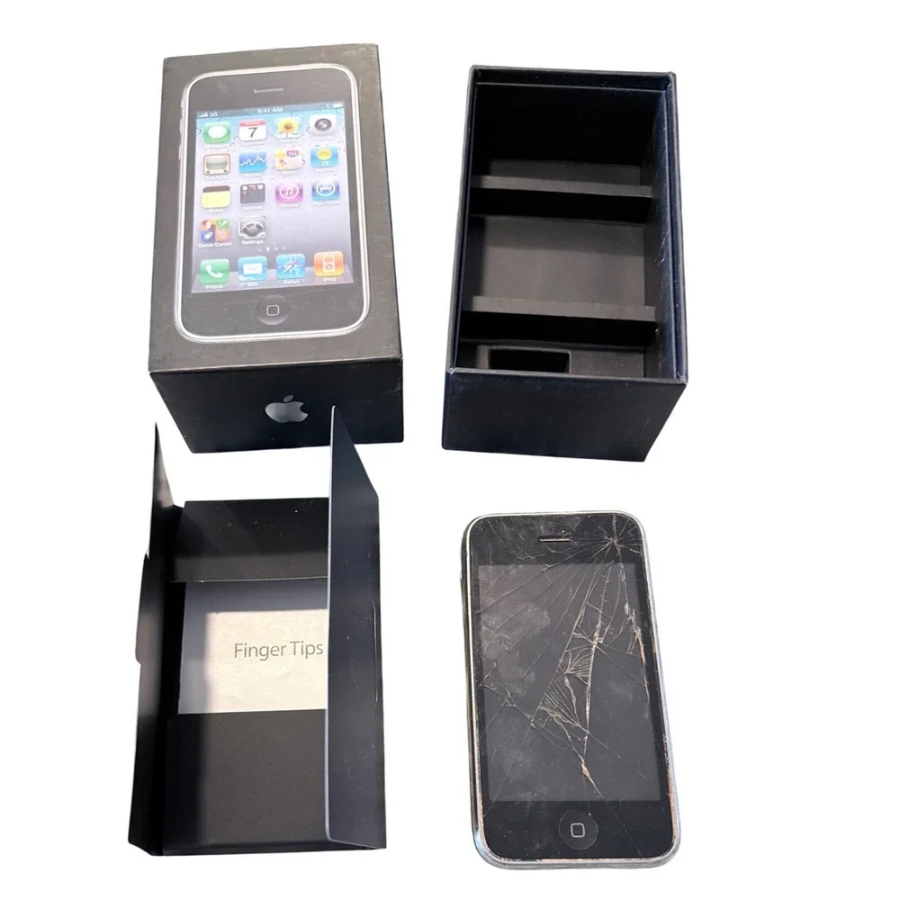 Apple iPhone 3GS 8GB Black A1303 Smartphone Original Box For Parts Repair